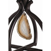 Agate Bronze Iron/Natural Stone Accent Lamp