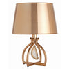 Agate Rose Gold Iron/Natural Stone Accent Lamp