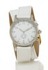 Stainless Steel Round Watch with Double Wrap Strap