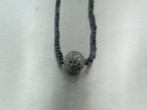 Picture of Black Diamond Black Spinel Necklace
