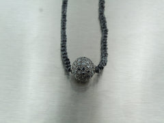 Black Diamond Black Spinel Necklace