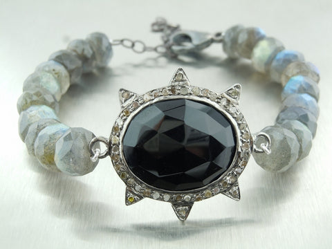 Picture of Champagne Diamond Black Spinel Bracelet