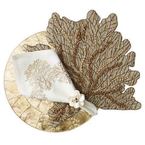 Picture of Coral Fan Table Setting - Natural