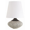 Willis Black/White Textured Porcelain Lamp