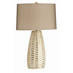 Picture of Van Buren Sanded Gold Oval Porcelain Lamp