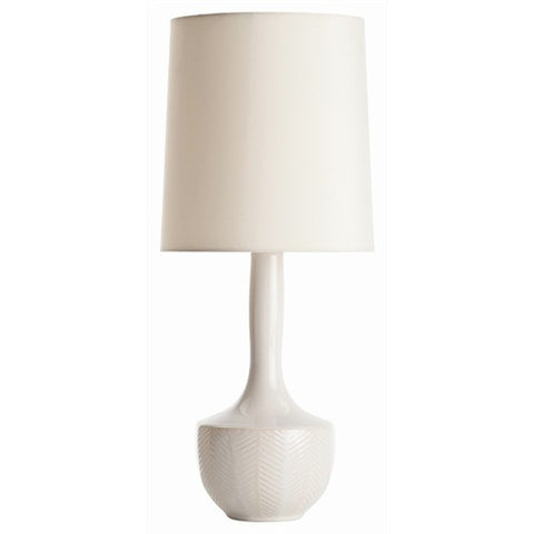 Picture of Whitfield Glossy White Porcelain Lamp