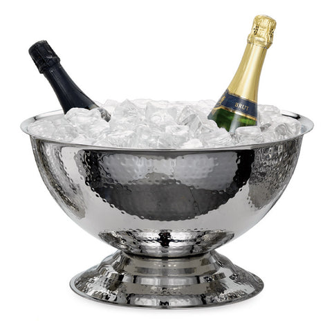 Picture of Kiro Hammered Pedestal Punch Bowl Wine Chiller