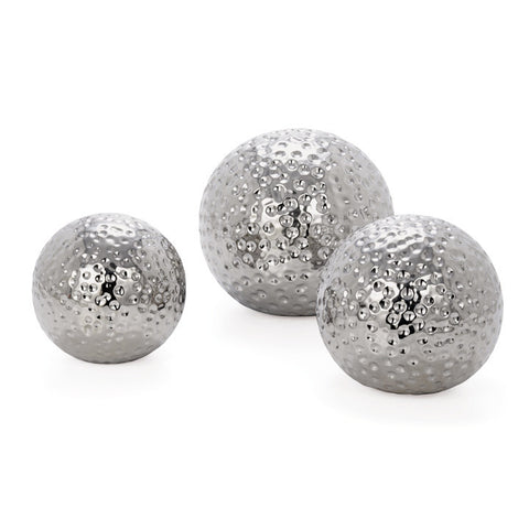 Picture of Hammered Ceramic Decor Balls, Set of three