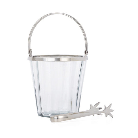 Picture of Club Glass Ice Bucket with Tongs