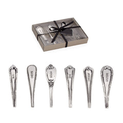 Vintage Cutlery Cheese Markers