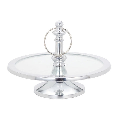 Picture of Ring Glass Pedestal 1 Tier Stand