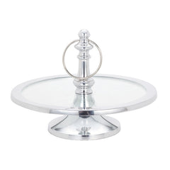 Ring Glass Pedestal 1 Tier Stand