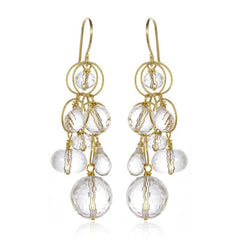 Dangles with Multi Sized and Multi Shaped Faceted Crystals
