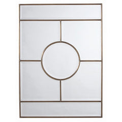 Bronsan Vintage Brass Mirror