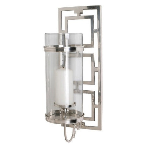 Picture of Wilson Polished Nickel/Glass Hurricane Sconce