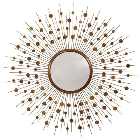 Picture of Orion Vintage Brass Large Convex Mirror