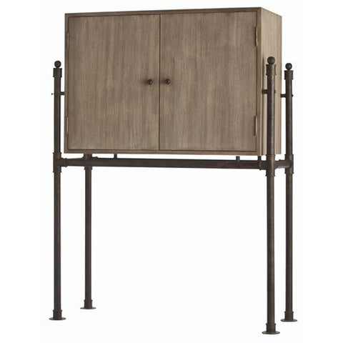 Picture of Solomon Acacia Bar/Patina Iron Stand