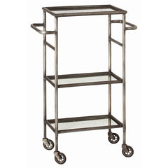 Leon Iron/Mirror Bar Cart