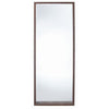 Lincoln Crocodile Embossed Leather Mirror