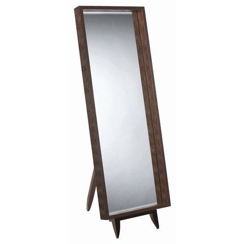 Picture of Lincoln Crocodile Embossed Leather Mirror