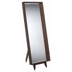 Lincoln Crocodile Embossed Leather Mirror