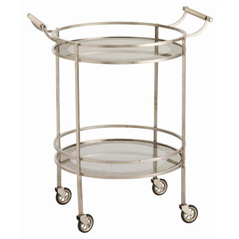 Picture of Wade Vintage Silver/Glass Bar Cart