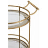 Wade Vintage Silver/Glass Bar Cart