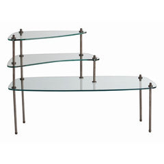 Vigo Iron/Glass Side Table