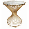 Pascal Iron/Glass Side Table