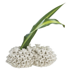 Cassidy Satin White Porcelain Vase