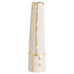 Venus Tall Pinched Edge Porcelain Vase