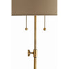 Voss Antique Brass/Natural Iron