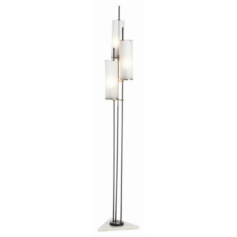 Picture of Stefan Marble/Iron/Brass/Glass Floor Torchiere