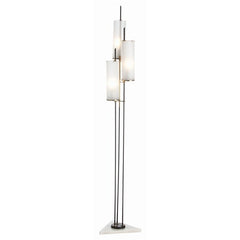 Stefan Marble/Iron/Brass/Glass Floor Torchiere