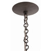 Viola Iron/Ivory Beaded Chandelier
