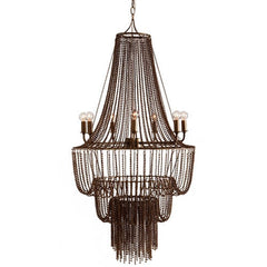 Maxim Iron Beaded Chandelier