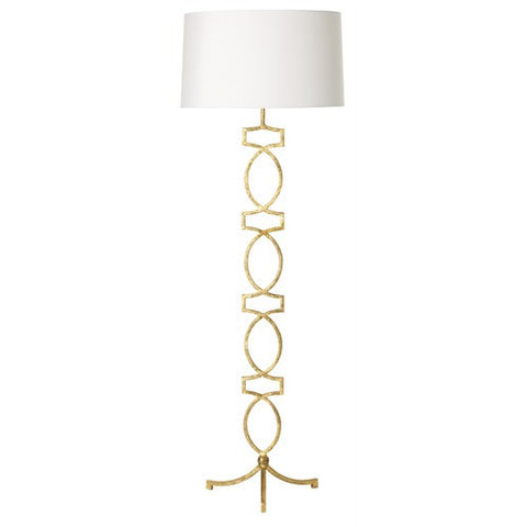 Picture of Cooper Gold Leaf Iron Floor Lamp