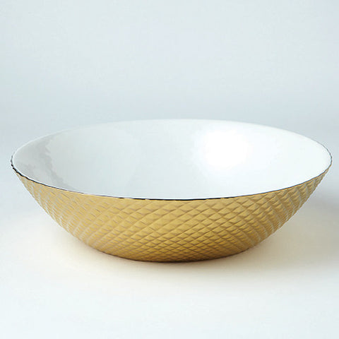 Picture of Diamond Cut Bowl-Gold