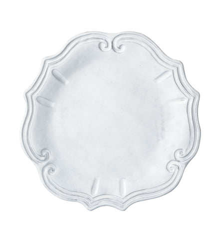 Picture of White Baroque Dinner Plate