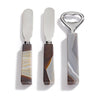 QUADRADO SPREADERS AND BOTTLE OPENER