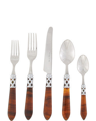 Picture of Aladdin Tortoiseshell Brilliant 5-Piece Place Setting