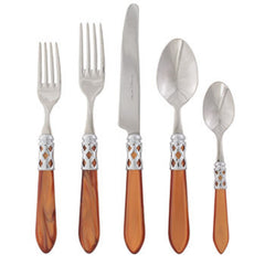 Aladdin Brown Brilliant 5-Piece Place Setting