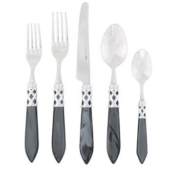 Picture of Aladdin Charcoal Brilliant 5-Piece Place Setting