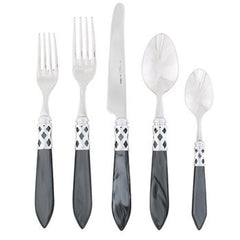 Aladdin Charcoal Brilliant 5-Piece Place Setting