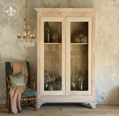 Picture of White Washed Vintage Armoire