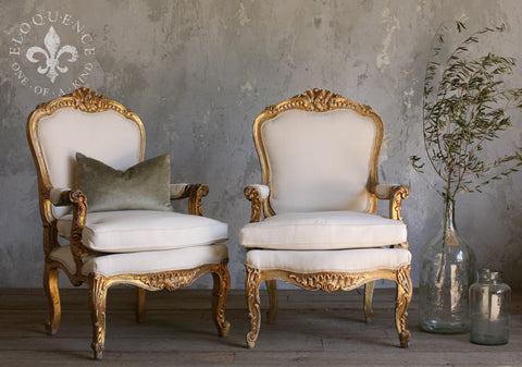 Picture of Canvas Vintage Armchairs