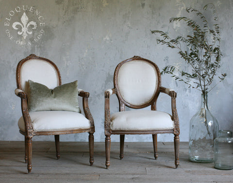 Picture of Fawn Linen Armchair