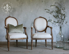 Fawn Linen Armchair