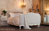 Tufted Fog Linen Bed