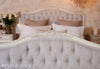 Tufted Fog Linen Bed